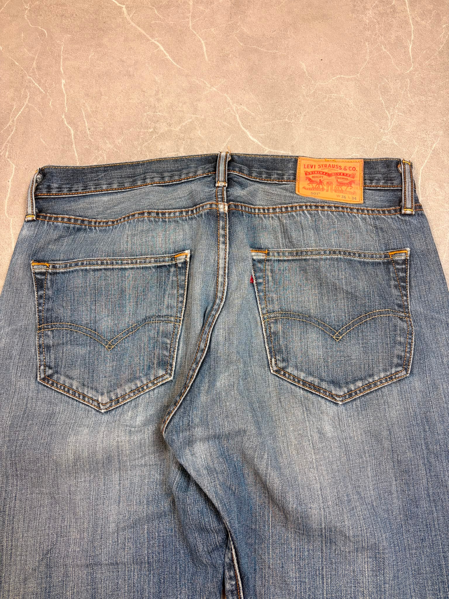 Levi's 501 Straight Fit Jeans (W36/L34)