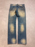 Vintage Distressed Straight Fit Jeans (W30/L32)