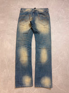 Vintage Distressed Straight Fit Jeans (W30/L32)