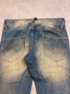 Vintage Distressed Straight Fit Jeans (W30/L32)